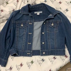 EUC Chico’s denim jacket